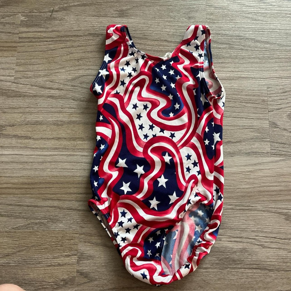 Patriotic Swirl Leotard